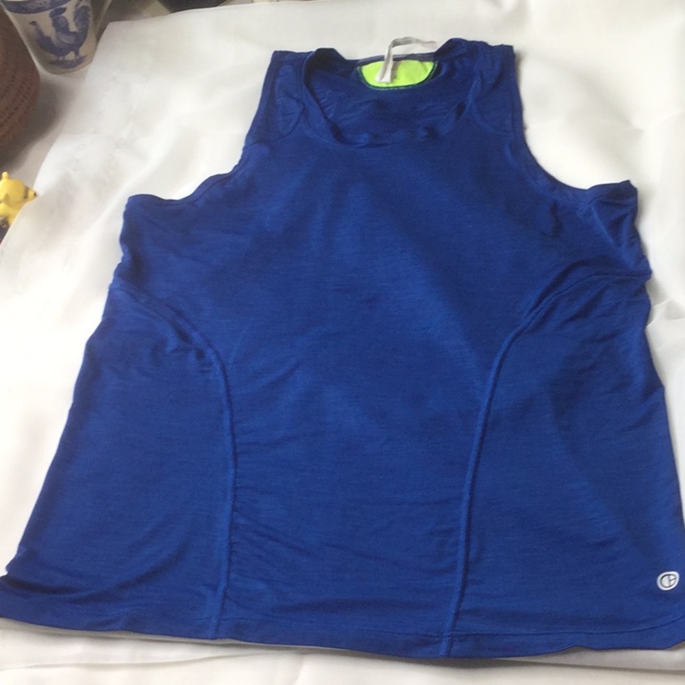 Athletica Tank top ,objet d art ,NY design ,M Blue